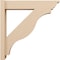 Ekena Millwork 6-in W x 28-in D x 28-in H Funston Trad Rough Cedar Woodgrain TimberThane Outlooker, Primed Tan OUTUR060X28X28FST04RCPR - alternate 4